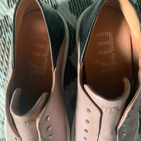 Lily Supreme Pink Slip-On Sneakers with Stud Accents - Picture 3 of 10